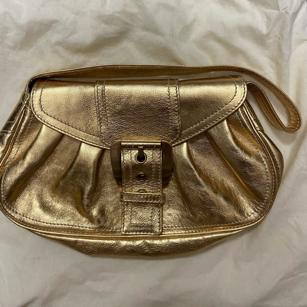 CELINE gold handbag